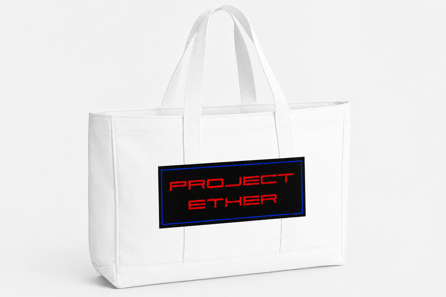 WHITE TOTE